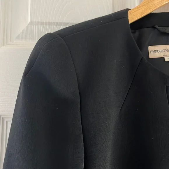 Emporio Armani made in Italy black blazer size 10